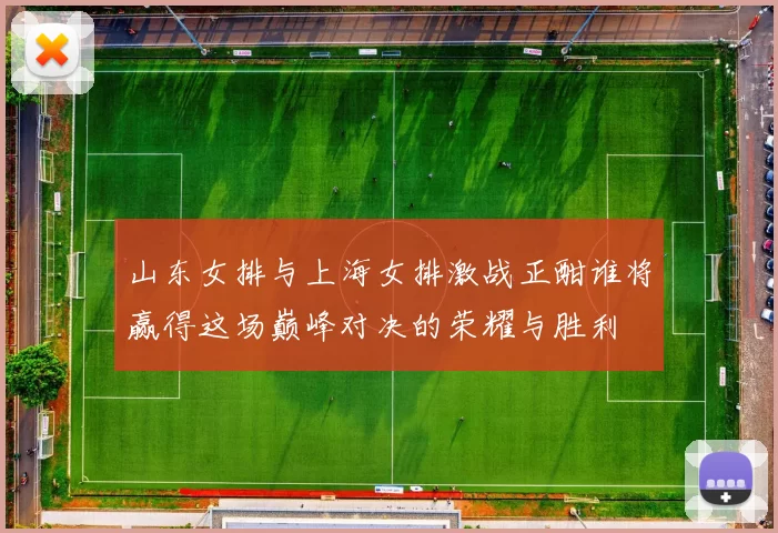 山东女排与上海女排激战正酣谁将赢得这场巅峰对决的荣耀与胜利